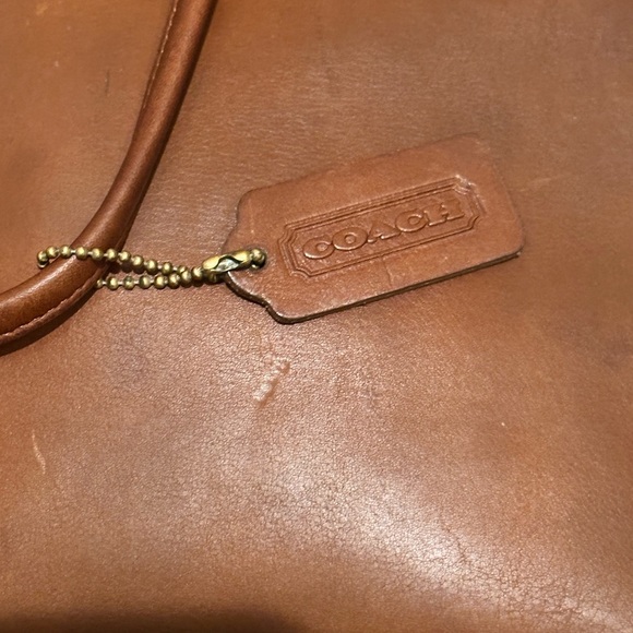Coach Vintage Quincy 9919 British Tan Leather Crossbody Bag - Picture 7 of 10